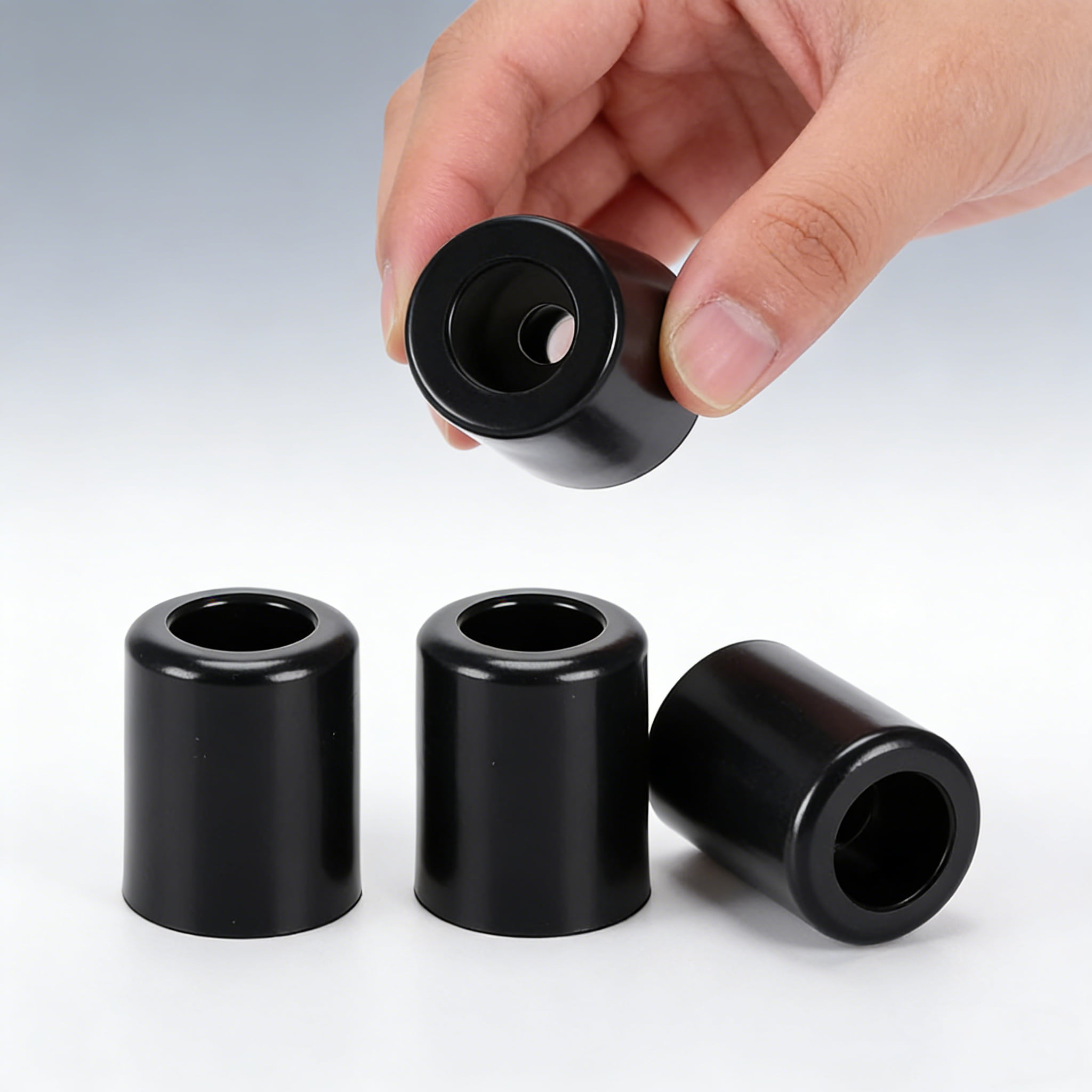 Anti-Vibration Rubber Feet Pads – Non-Slip Shock Absorbing Isolation Mounts with Metal Core for Machinery, Chassis, Furniture