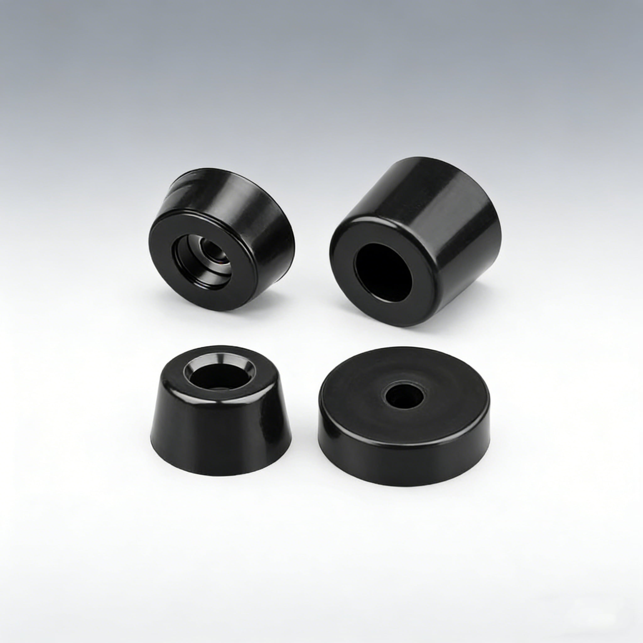 Anti-Vibration Rubber Feet Pads – Non-Slip Shock Absorbing Isolation Mounts with Metal Core for Machinery, Chassis, Furniture