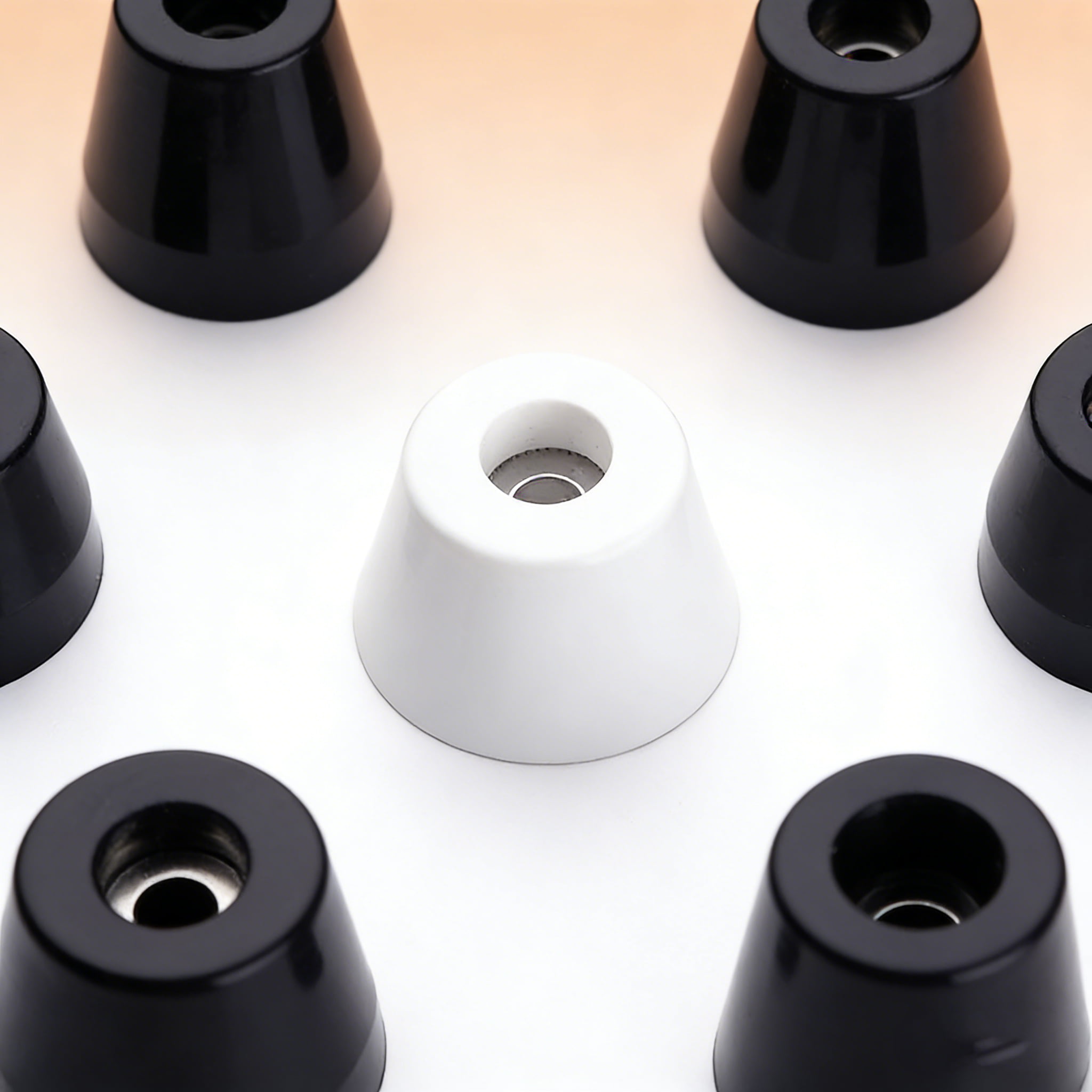 Anti-Vibration Rubber Feet Pads – Non-Slip Shock Absorbing Isolation Mounts with Metal Core for Machinery, Chassis, Furniture