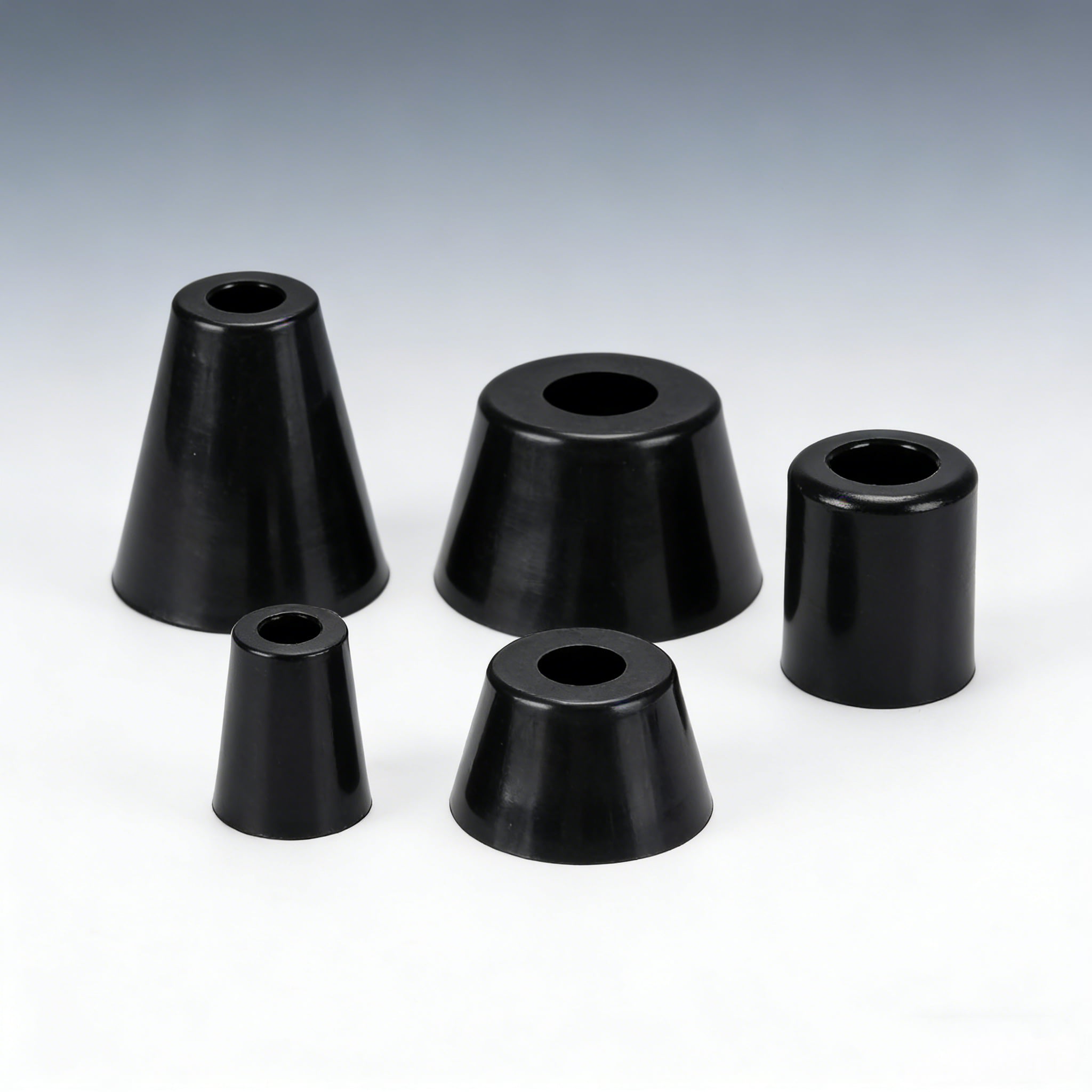 Anti-Vibration Rubber Feet Pads – Non-Slip Shock Absorbing Isolation Mounts with Metal Core for Machinery, Chassis, Furniture