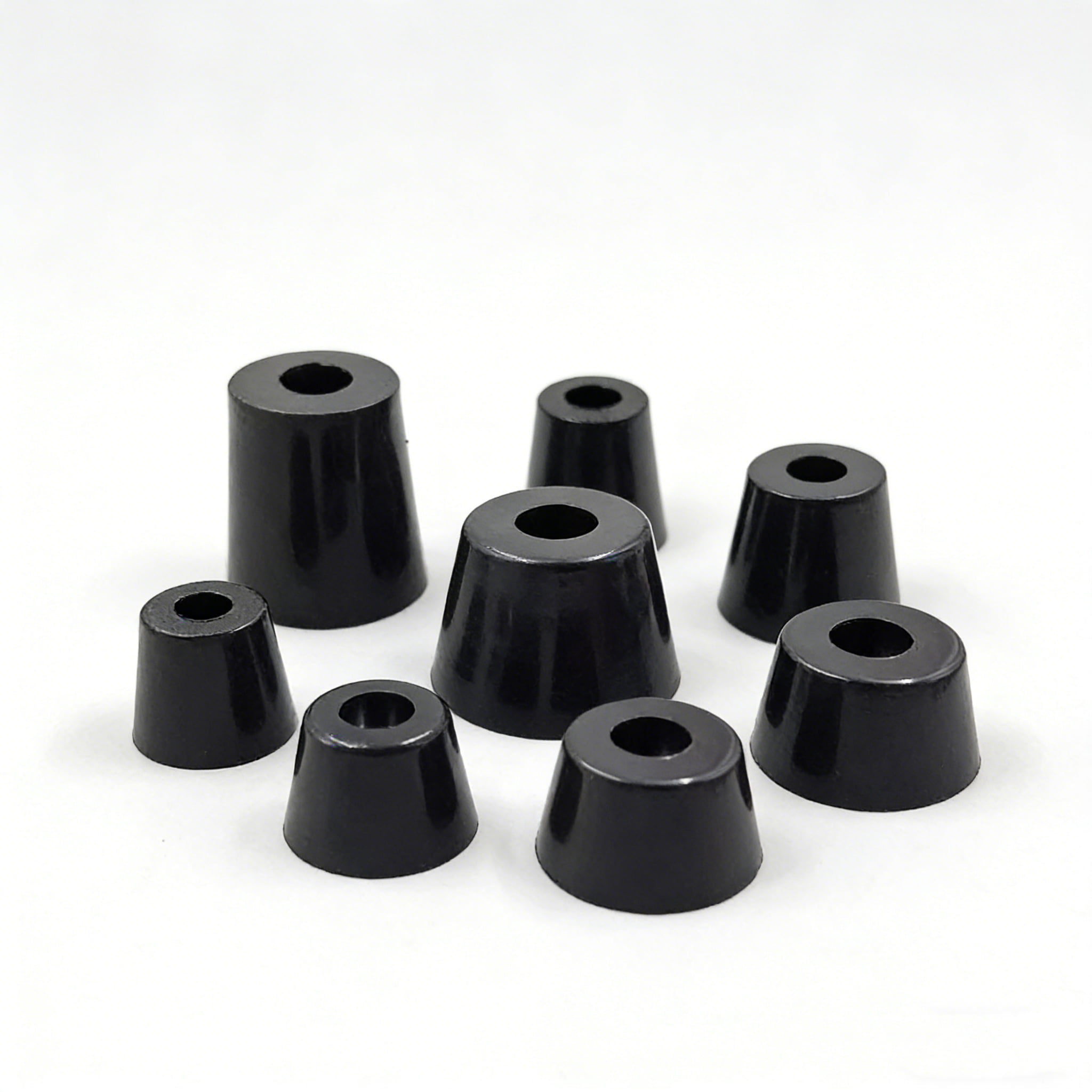 Anti-Vibration Rubber Feet Pads – Non-Slip Shock Absorbing Isolation Mounts with Metal Core for Machinery, Chassis, Furniture