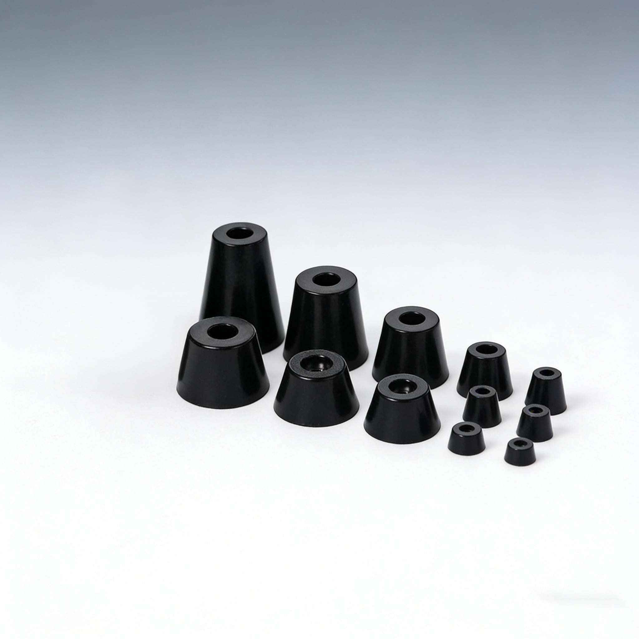 Anti-Vibration Rubber Feet Pads – Non-Slip Shock Absorbing Isolation Mounts with Metal Core for Machinery, Chassis, Furniture