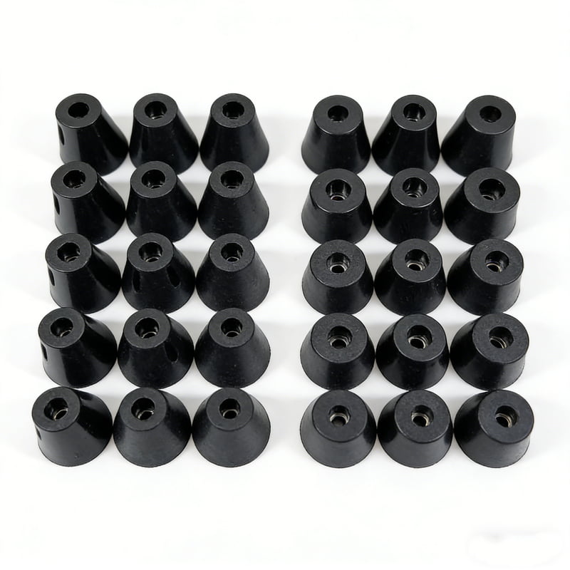 Calculating anti-vibration mount stiffness and damping mount stiffness calculation