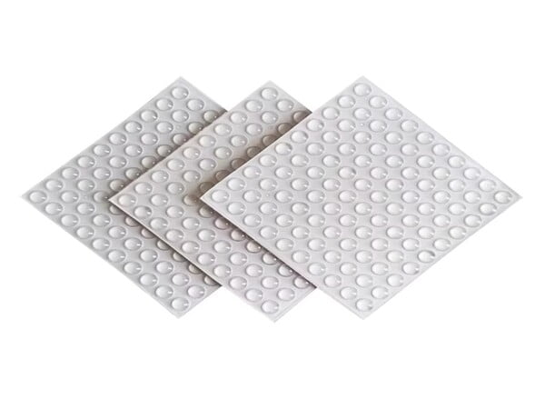 High-Quality Transparent Anti-Vibration Rubber Feet Pads – Non-Slip Shock Absorbing Isolation Mounts for Machinery, Chassis, and Furniture – White PVC Design