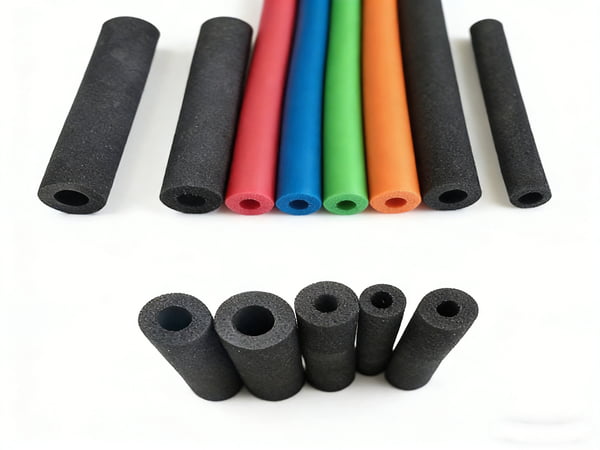 Factory Supply NBR PVC Rubber Foam Pipe Insulation Tube Elastomeric Thermal Insulation Foam Pipe for Industrial Equipment and Pipeline Protection