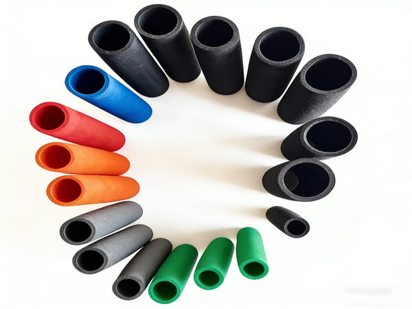 Factory Supply NBR PVC Rubber Foam Pipe Insulation Tube Elastomeric Thermal Insulation Foam Pipe for Industrial Equipment and Pipeline Protection