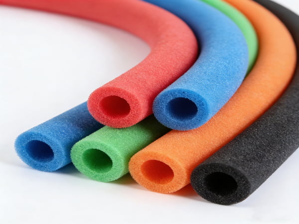 Factory Supply NBR PVC Rubber Foam Pipe Insulation Tube Elastomeric Thermal Insulation Foam Pipe for Industrial Equipment and Pipeline Protection