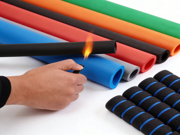 Factory Supply NBR PVC Rubber Foam Pipe Insulation Tube Elastomeric Thermal Insulation Foam Pipe for Industrial Equipment and Pipeline Protection