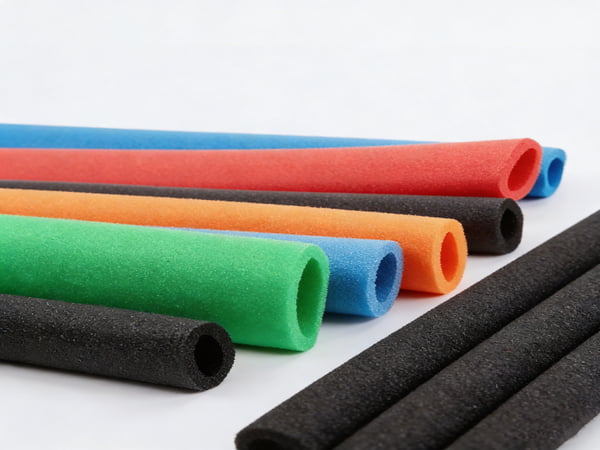 Factory Supply NBR PVC Rubber Foam Pipe Insulation Tube Elastomeric Thermal Insulation Foam Pipe for Industrial Equipment and Pipeline Protection