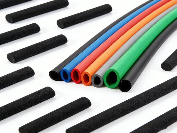 Factory Supply NBR PVC Rubber Foam Pipe Insulation Tube Elastomeric Thermal Insulation Foam Pipe for Industrial Equipment and Pipeline Protection