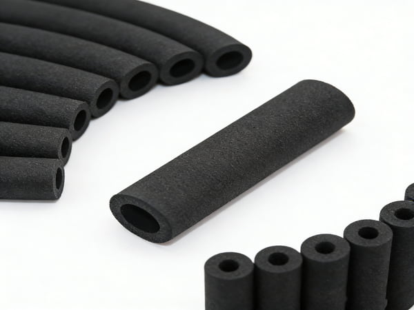 Matte NBR PVC Rubber Foam Pipe Insulation Tube – Anti-Slip Surface for Tools, Sports Equipment & Industrial Pipelines