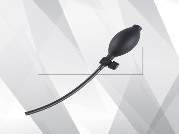 Hand Squeeze Rubber Bulb Pump with Side Press Release Valve – Quick Deflation Inflation Bulb for Blood Pressure Monitor, Medical, Laboratory & Industrial Equipment