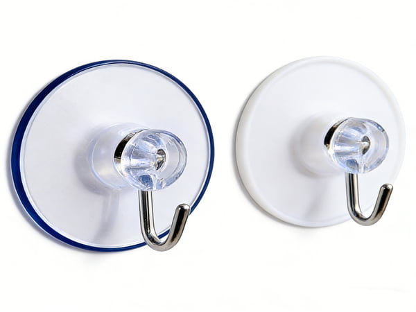 High-Quality Suction Cup with Hook – Metal or Eco-Friendly PVC Hook, Strong Vacuum Adhesion for Glass & Tile, Durable & Aging-Resistant