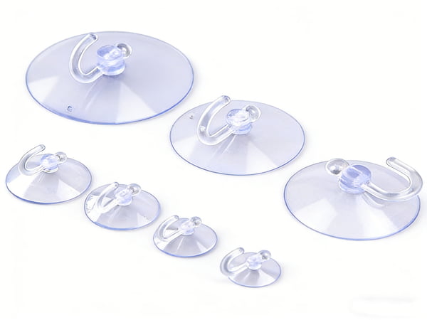 High-Quality Suction Cup with Hook – Metal or Eco-Friendly PVC Hook, Strong Vacuum Adhesion for Glass & Tile, Durable & Aging-Resistant