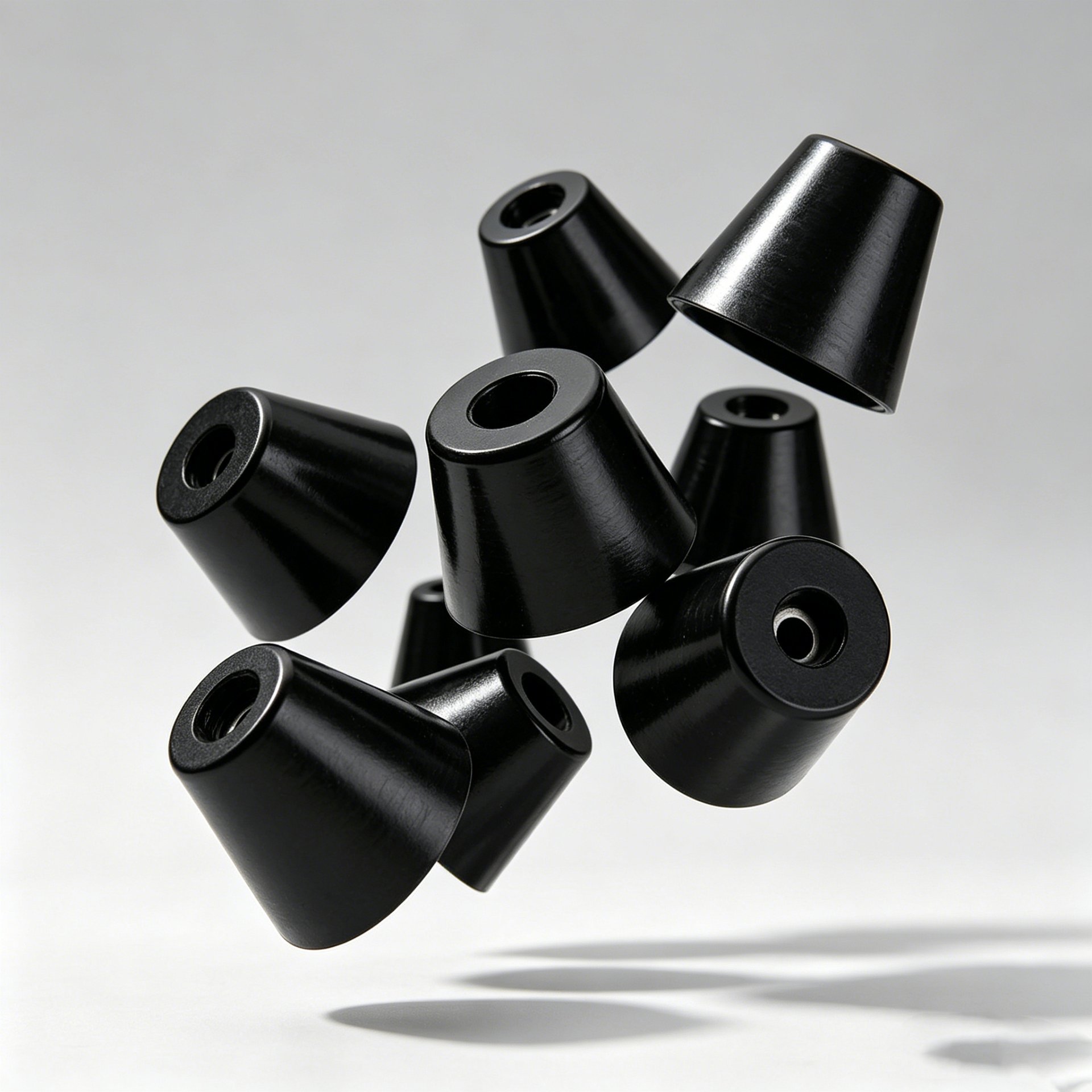 Durable & Quiet Anti-Slip Vibration Absorber Pads Custom EPDM & Silicone Rubber Feet for Furniture/Machinery