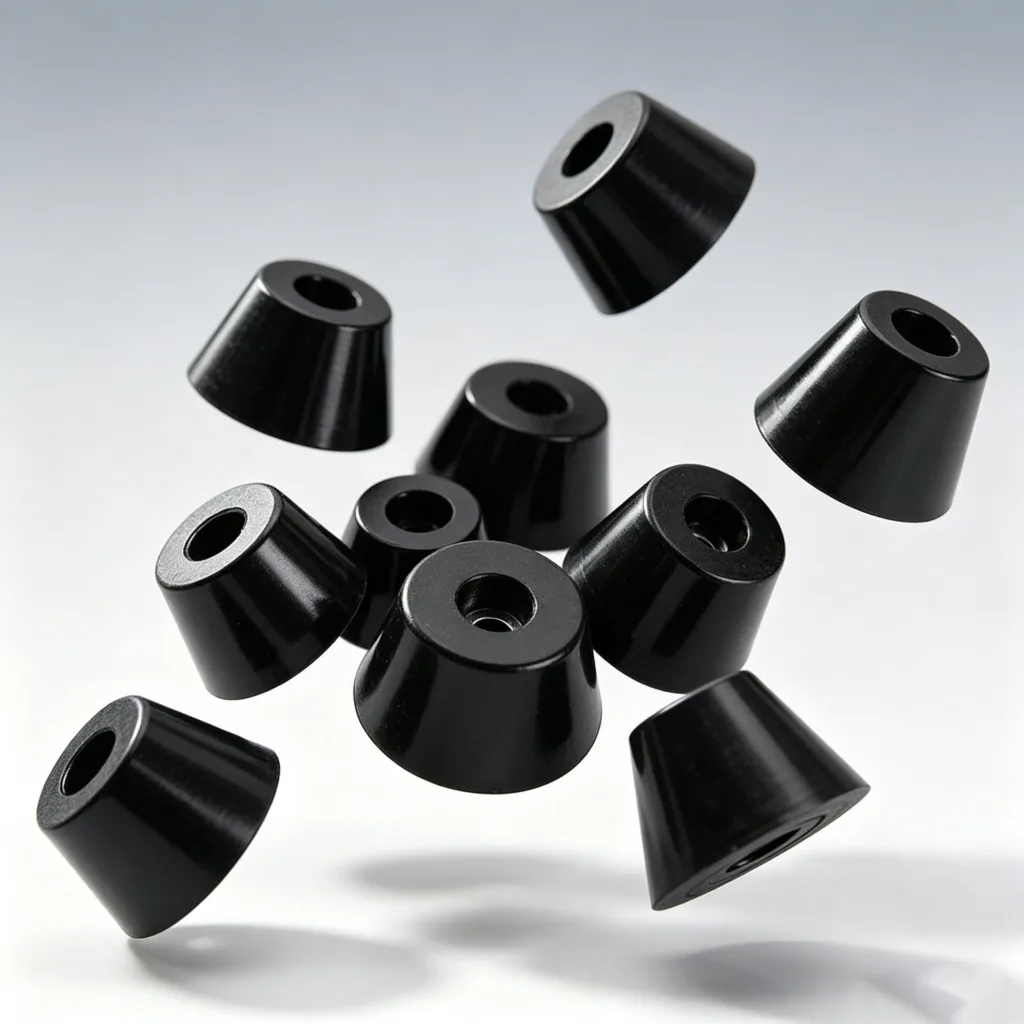 Durable & Quiet Anti-Slip Vibration Absorber Pads Custom EPDM & Silicone Rubber Feet for Furniture/Machinery