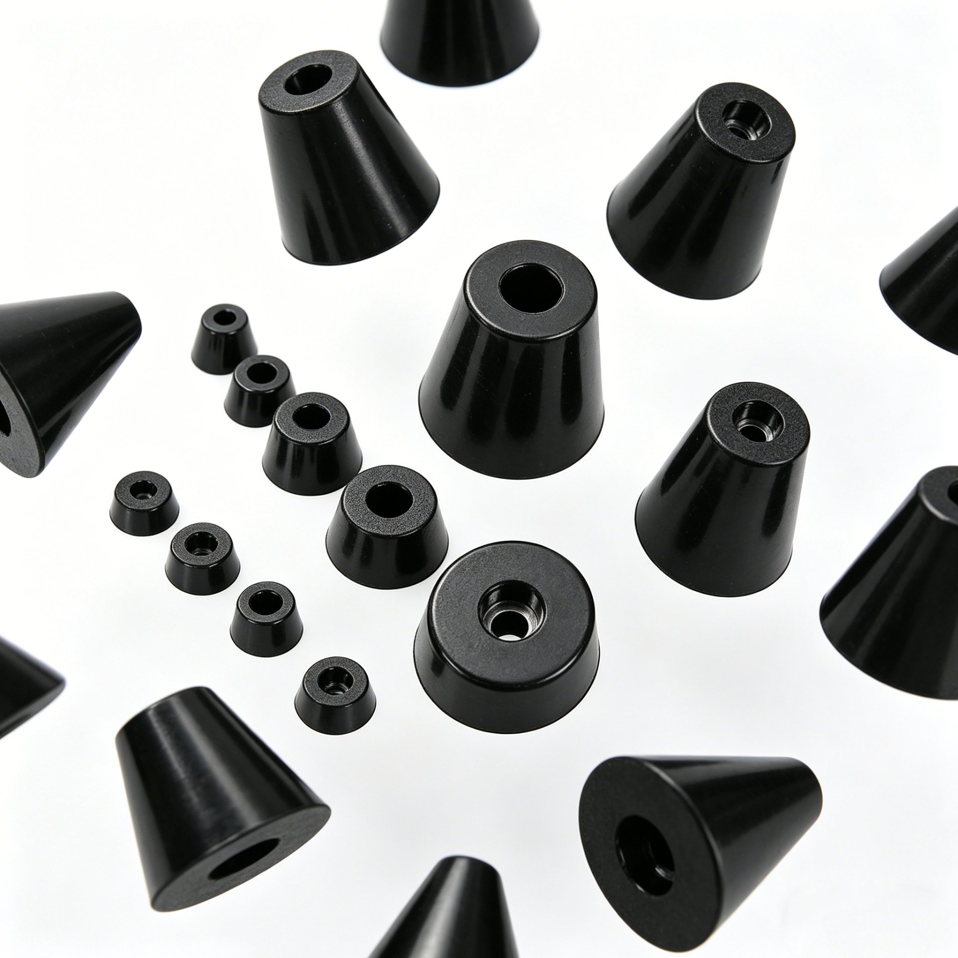High-performance rubber compounds for long-term vibration isolation