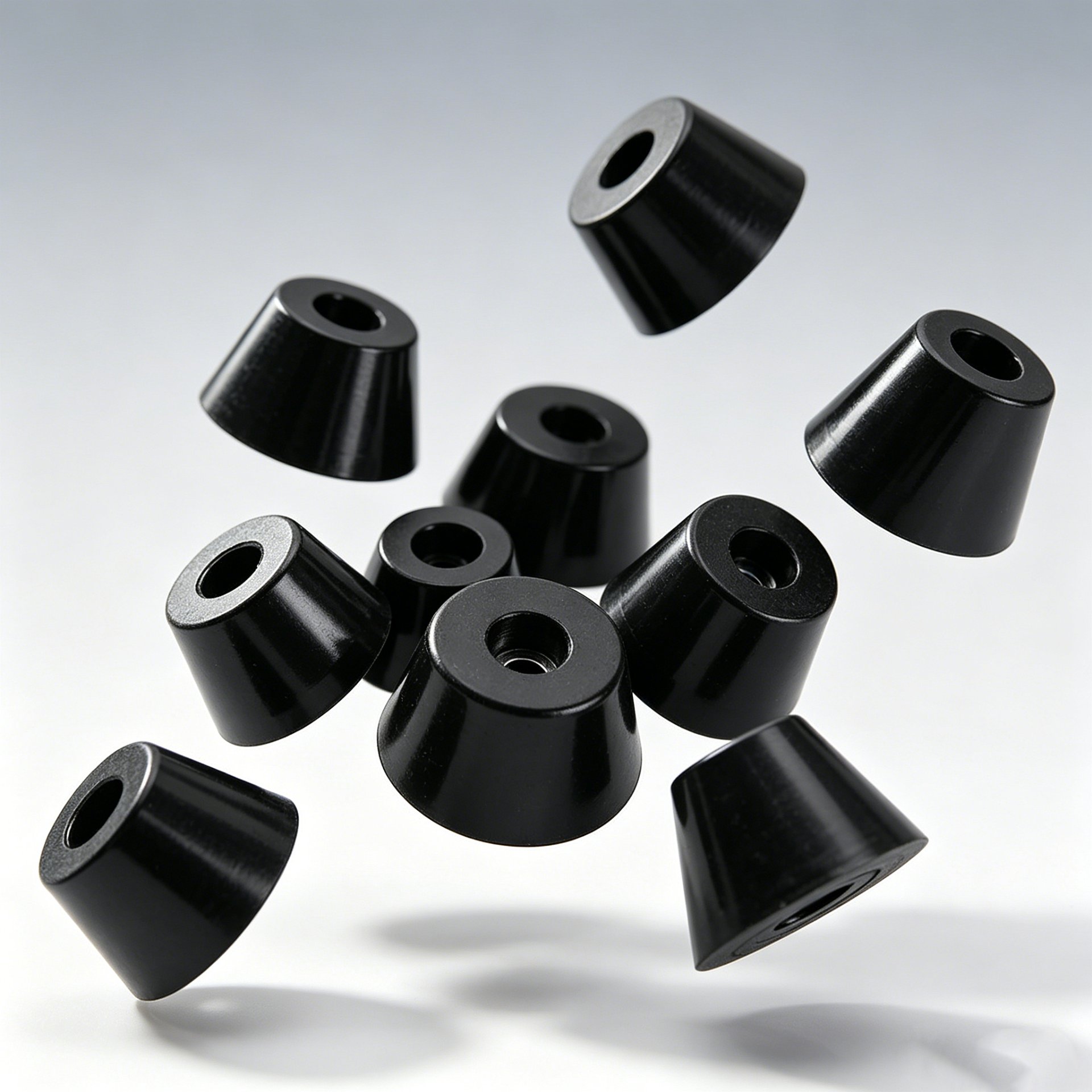 Durable & Quiet Anti-Slip Vibration Absorber Pads Custom EPDM & Silicone Rubber Feet for Furniture/Machinery