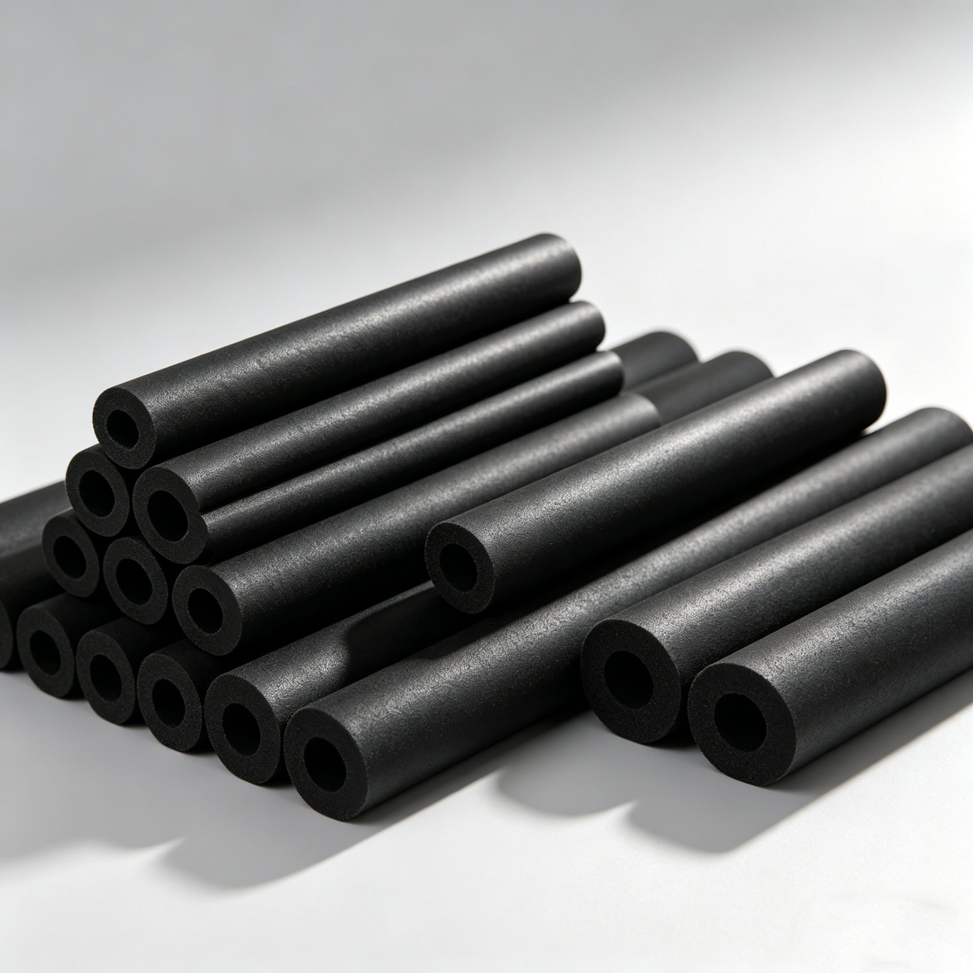 Flexible Elastomeric Closed Cell Tube Rubber Foam Insulation Pipe for air Conditioning