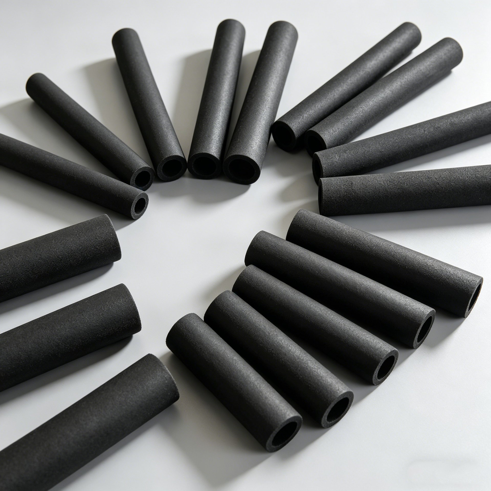 Flexible Elastomeric Closed Cell Tube Rubber Foam Insulation Pipe for air Conditioning