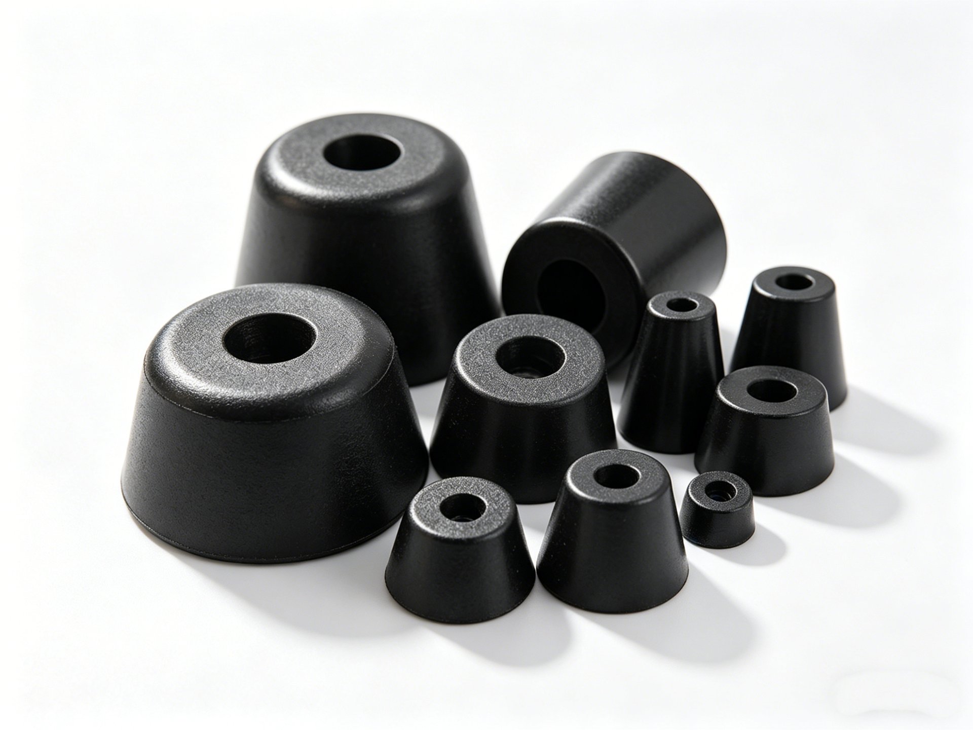 Factory Supply 20*16*10.5mm Rubber Foot Pad Machine Foot Height Damping Instrument Machine Screw Feet Pads