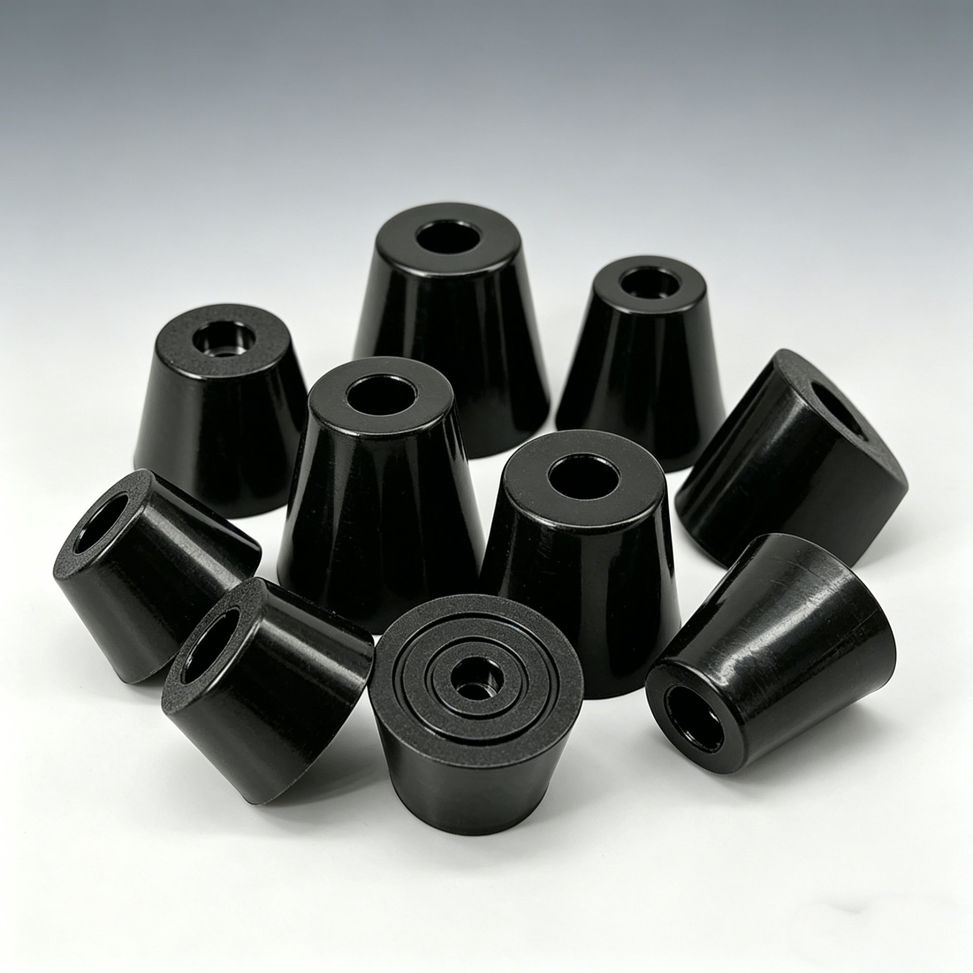 Factory Supply 20*16*10.5mm Rubber Foot Pad Machine Foot Height Damping Instrument Machine Screw Feet Pads