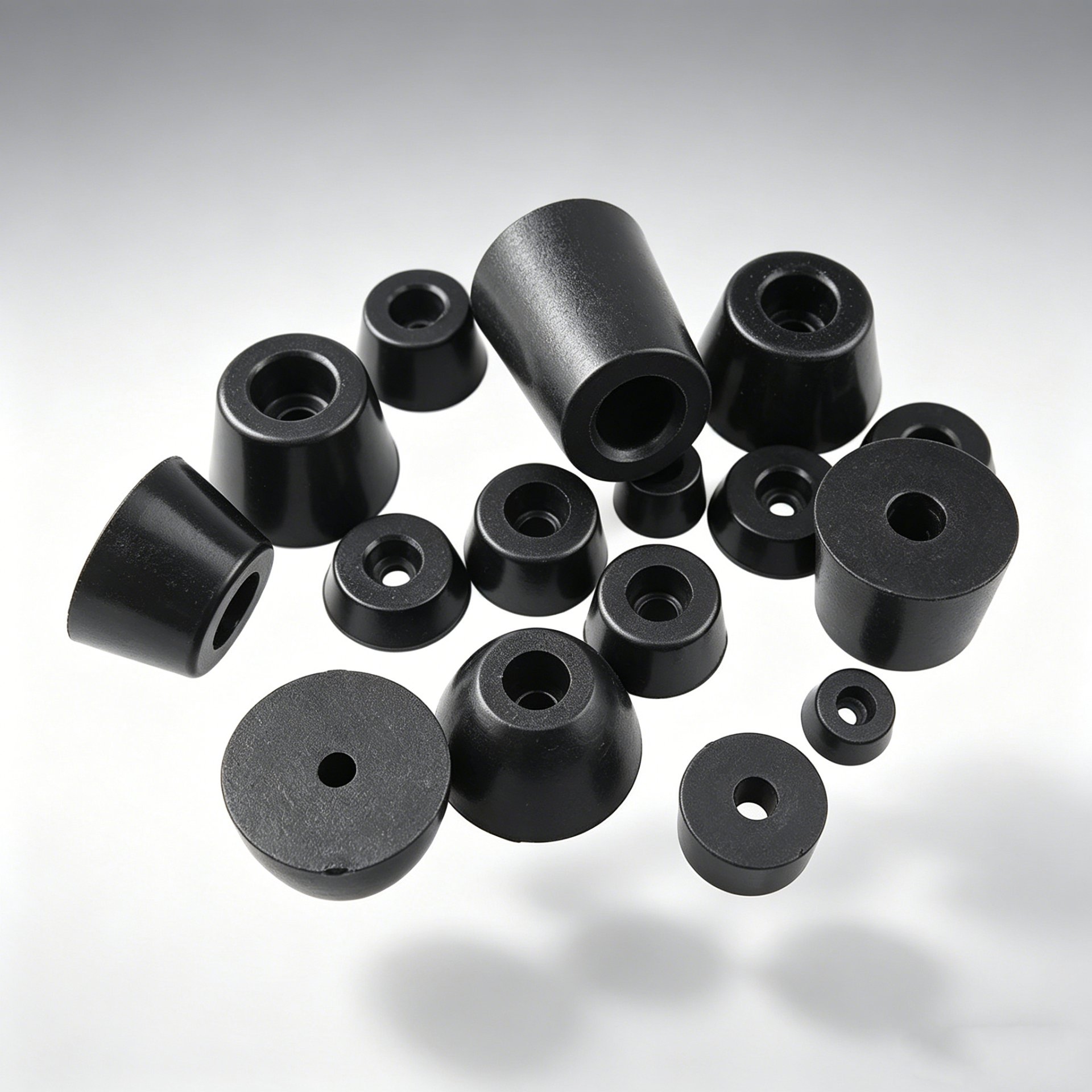 Thermal aging effects on rubber mounts