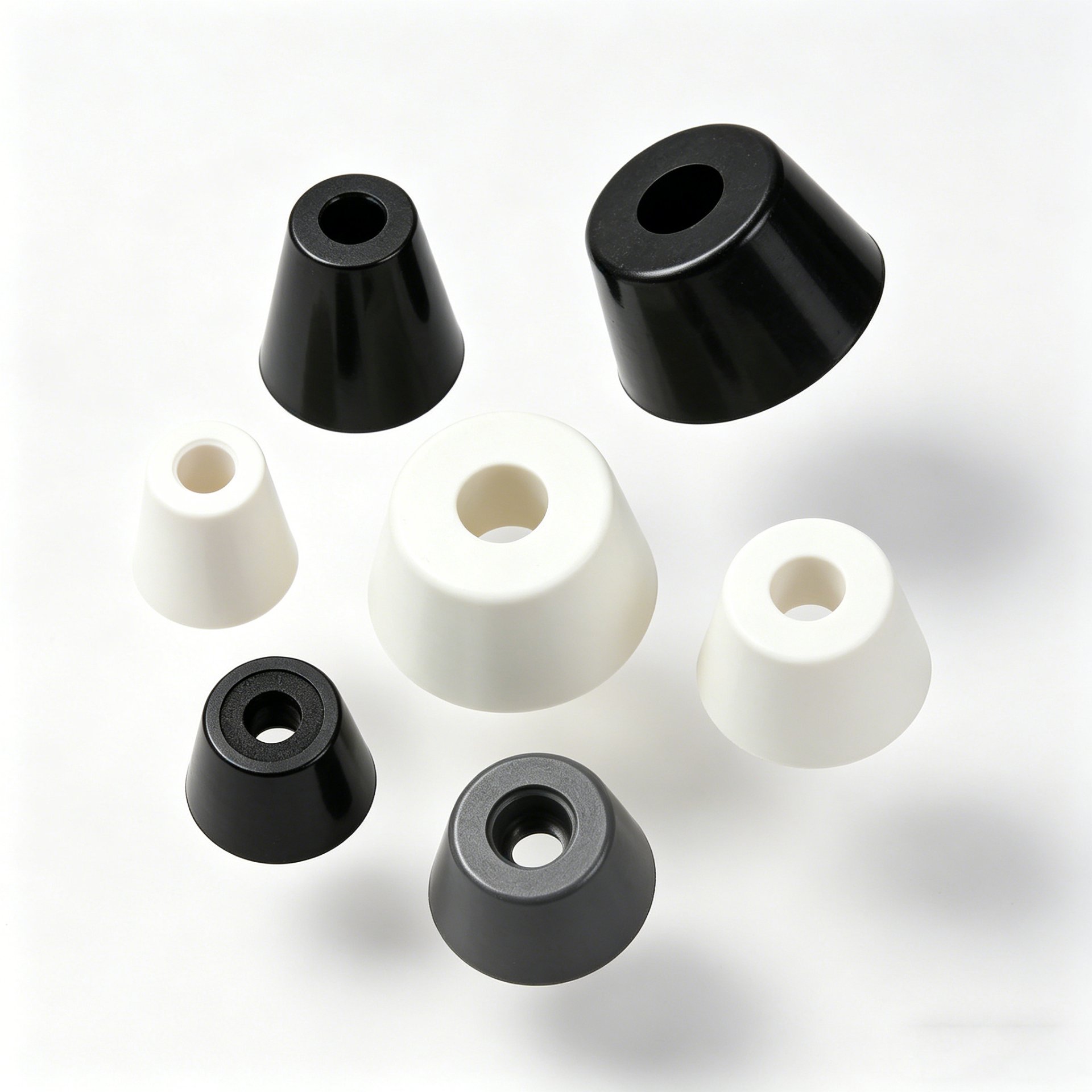 Durable & Quiet Anti-Slip Vibration Absorber Pads Custom EPDM & Silicone Rubber Feet for Furniture/Machinery