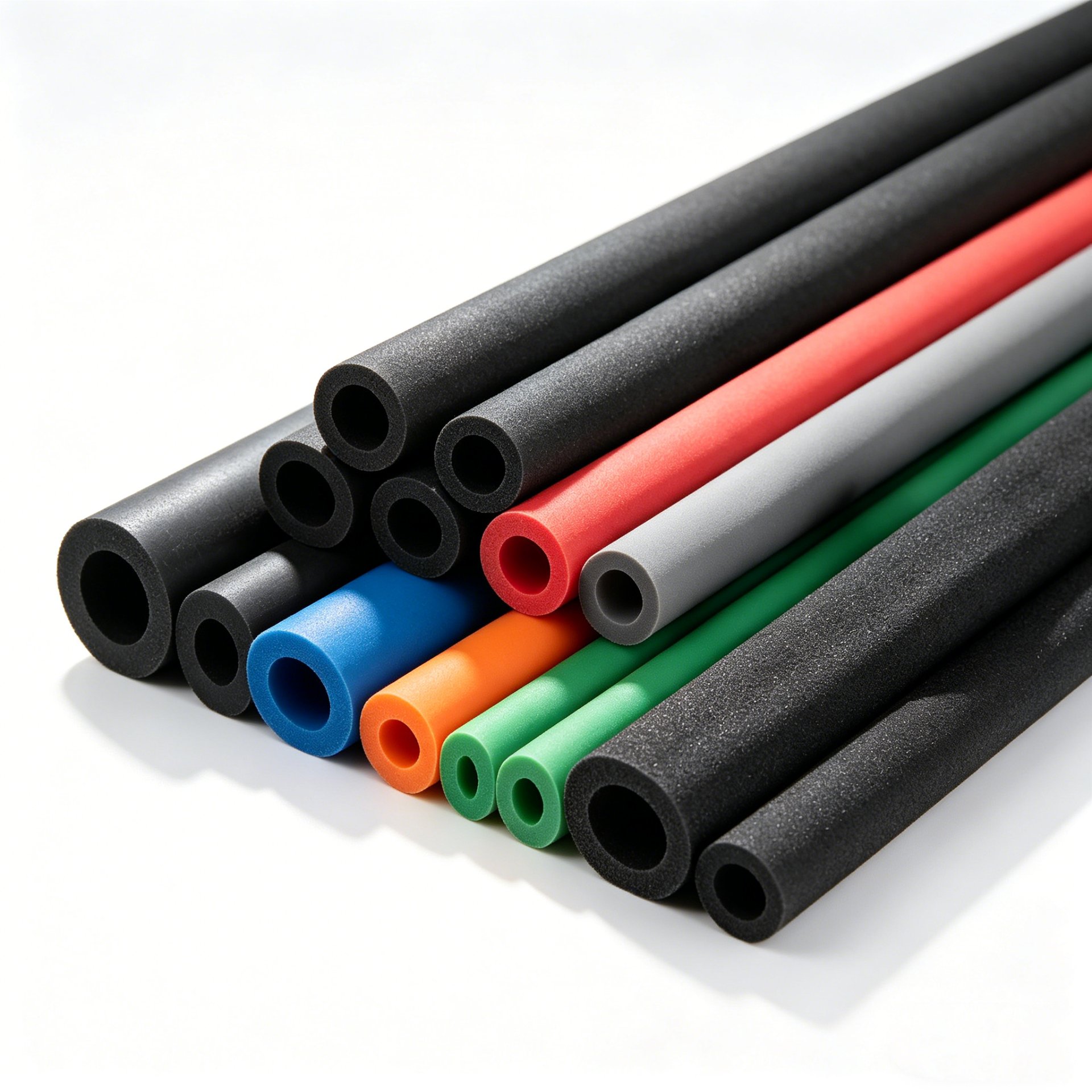 Flexible Elastomeric Closed Cell Tube Rubber Foam Insulation Pipe for air Conditioning