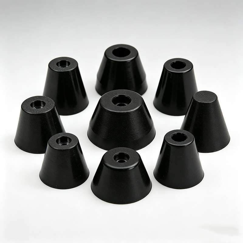 Rubber feet contact interface analysis